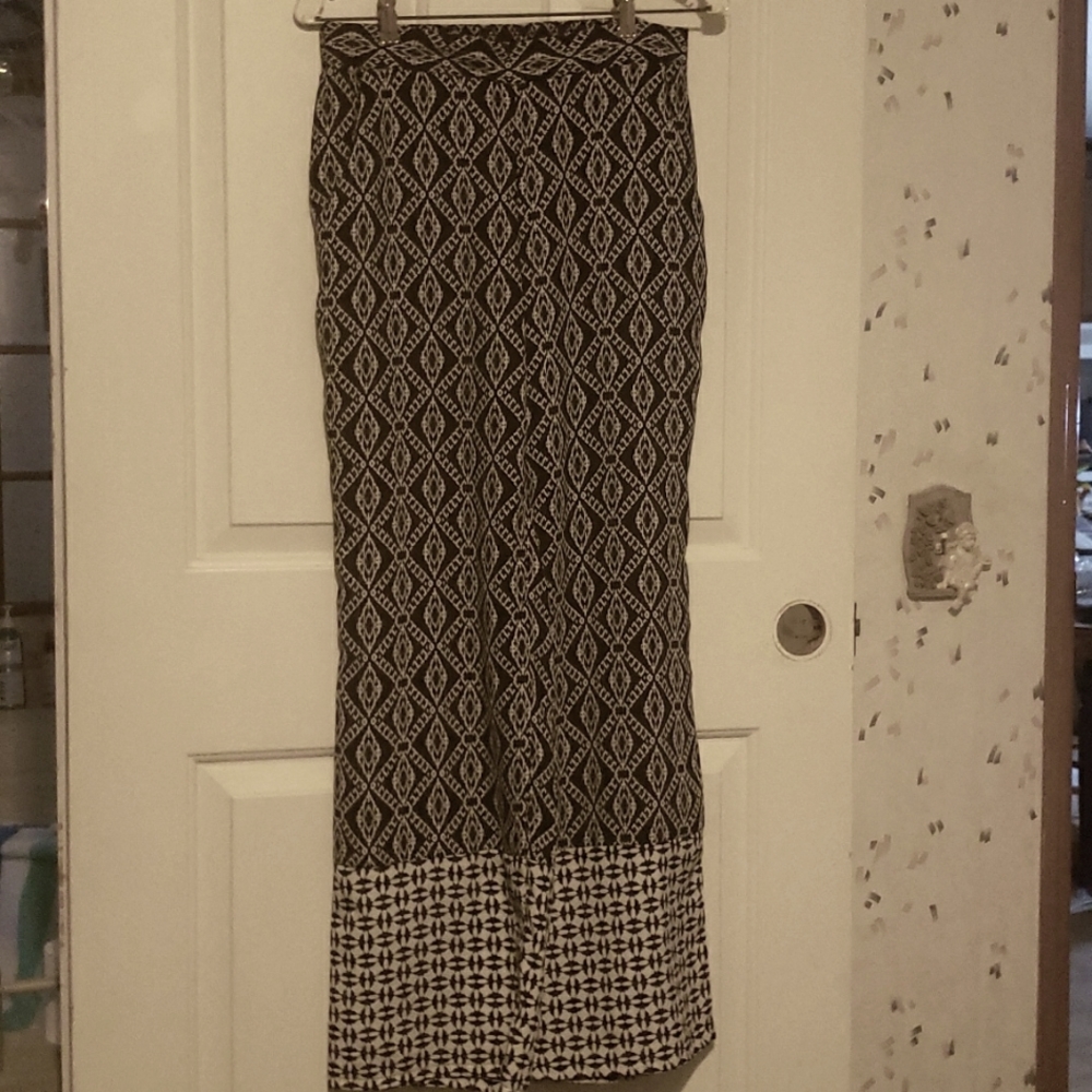 Black and White Palazzo Pants